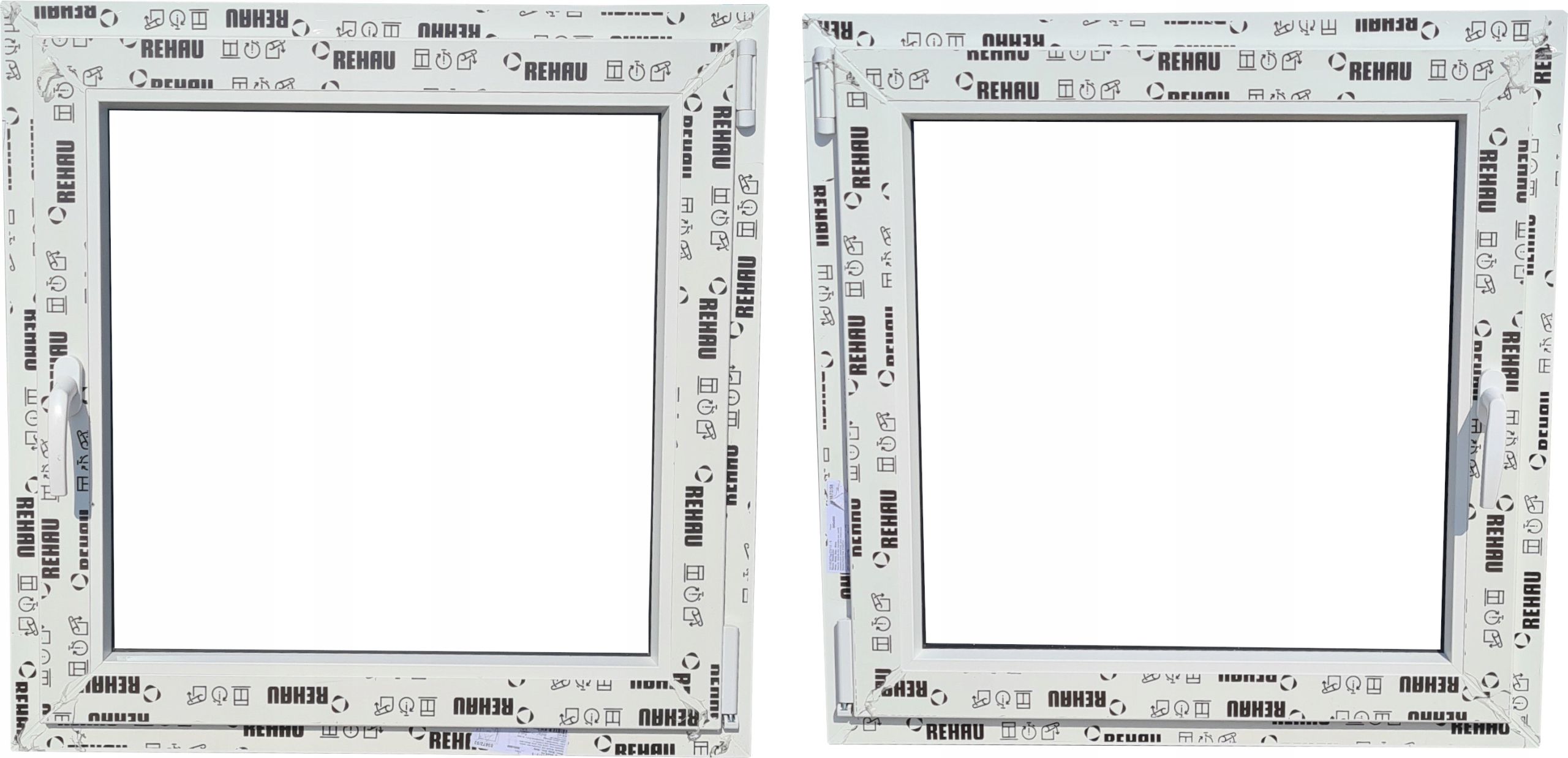 OKNA KacprzaK 90x90 Okno Nowe Białe 900x900