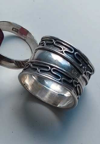 orientalny pierścionek srebro