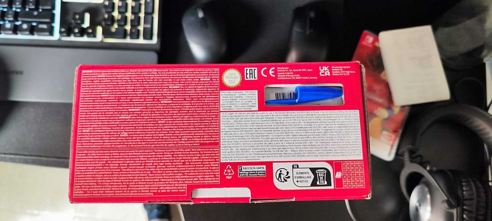 Nintendo Switch OLED 64GB-NOVA+Cartão Micro SD 128GB+Garantia 2 Anos