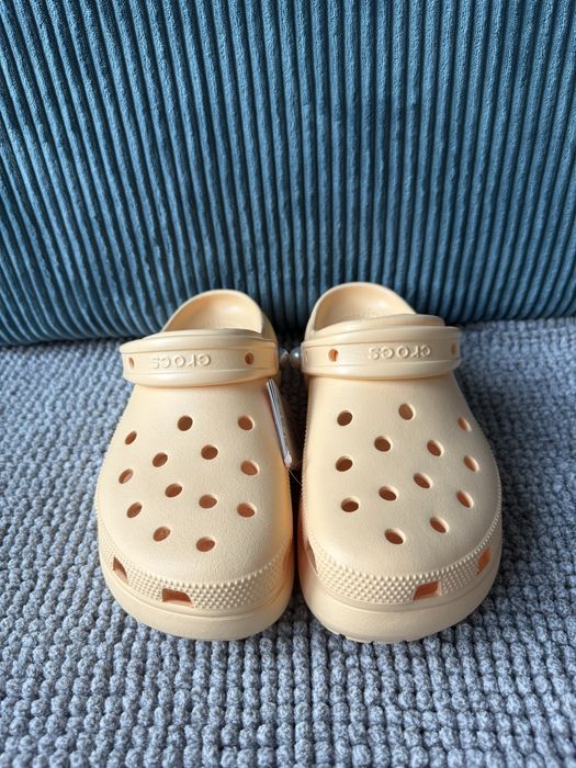 Klapki damskie Crocs Platform Pearl r. 39-40 d. 9 Nowe Platforma