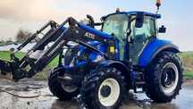 New Holland T5 100 z ładowaczem czołowym, pierwszy właściciel, 2200mth