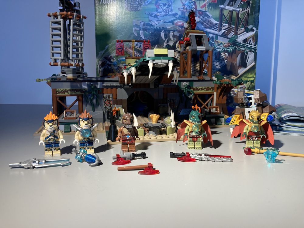 KOMPLETNY Lego chima 70014 kryjòwka nad bagnem