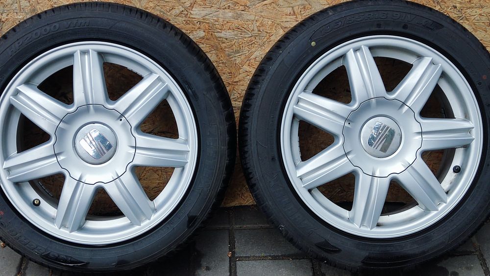 Seat Ibiza felgi alu 16"+opony letnie