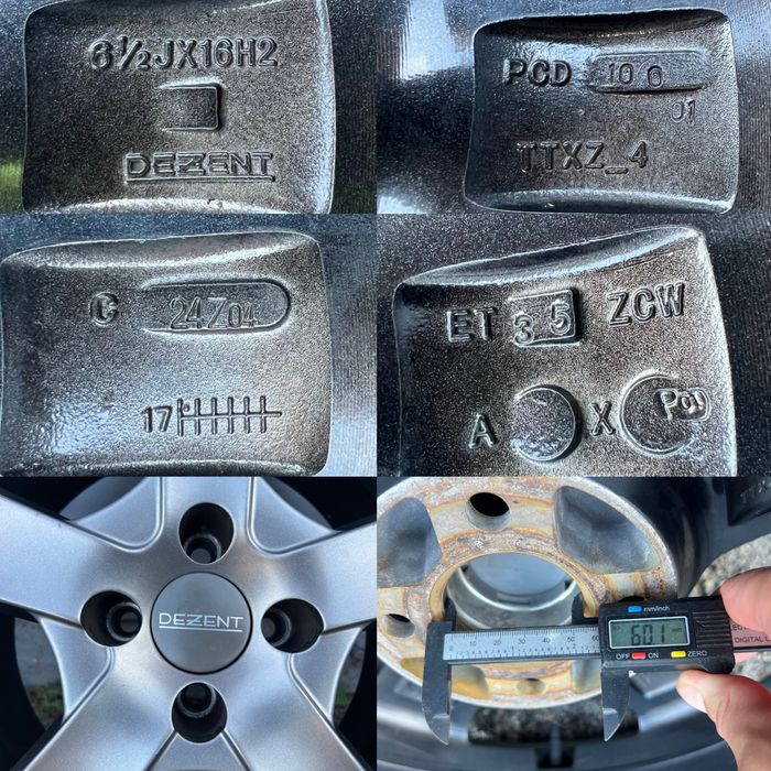 Диски r16 4*100 Renault Zoe Megane Scenic Dacia Logan Sandero Stepway