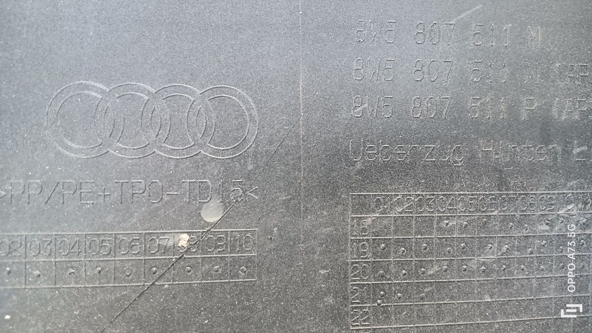 Parachoques Audi A4 b9 S-line para choques 2020