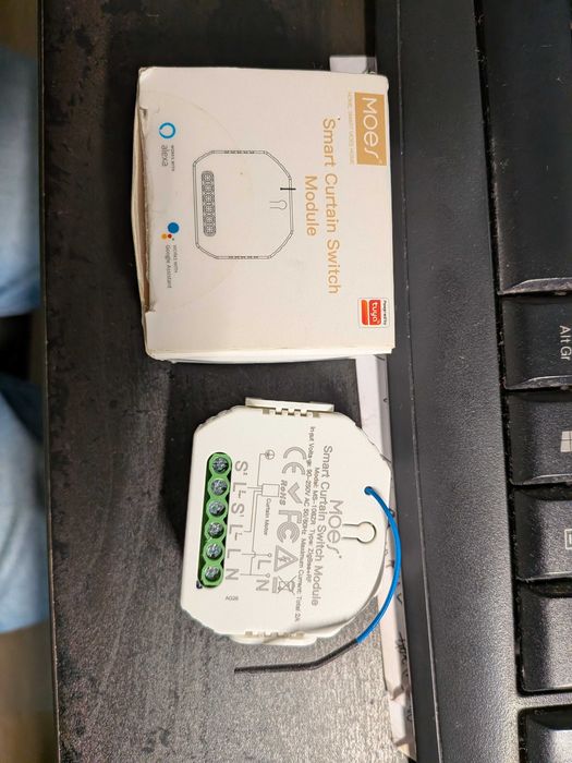 5 Controladores cortinas Moes Zigbee & RF433 + comando