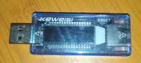 USB тестер KEWEISI KWS-V20 (вольтметр, амперметр, тест ємності акумуля