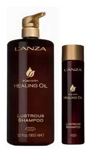 Keratin Healing oil  SHAMPOO Lanza - шампунь для сяйва волосся
ШАМПУН