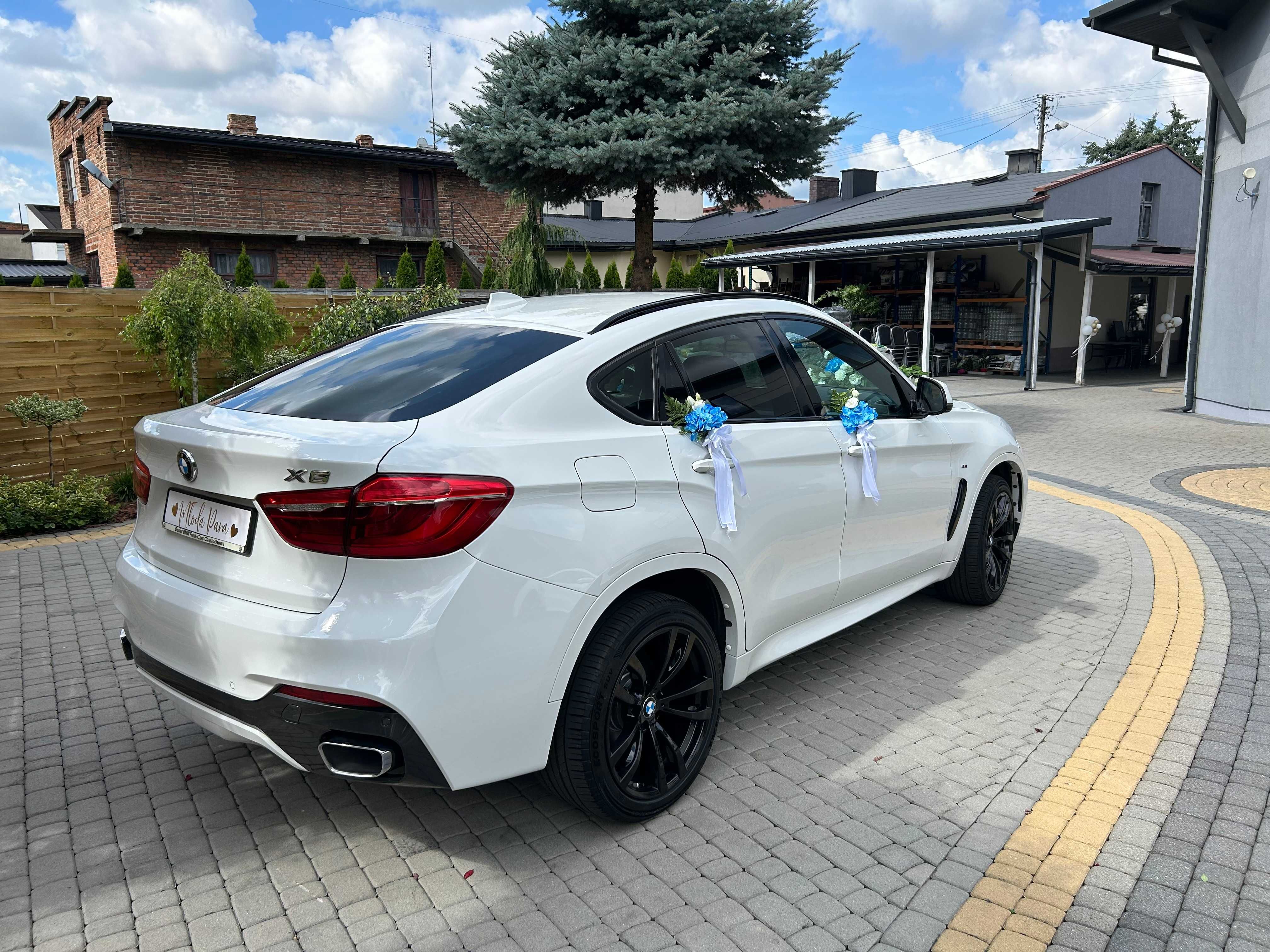 Białe BMW X6 do Ślubu – Elegant Drive