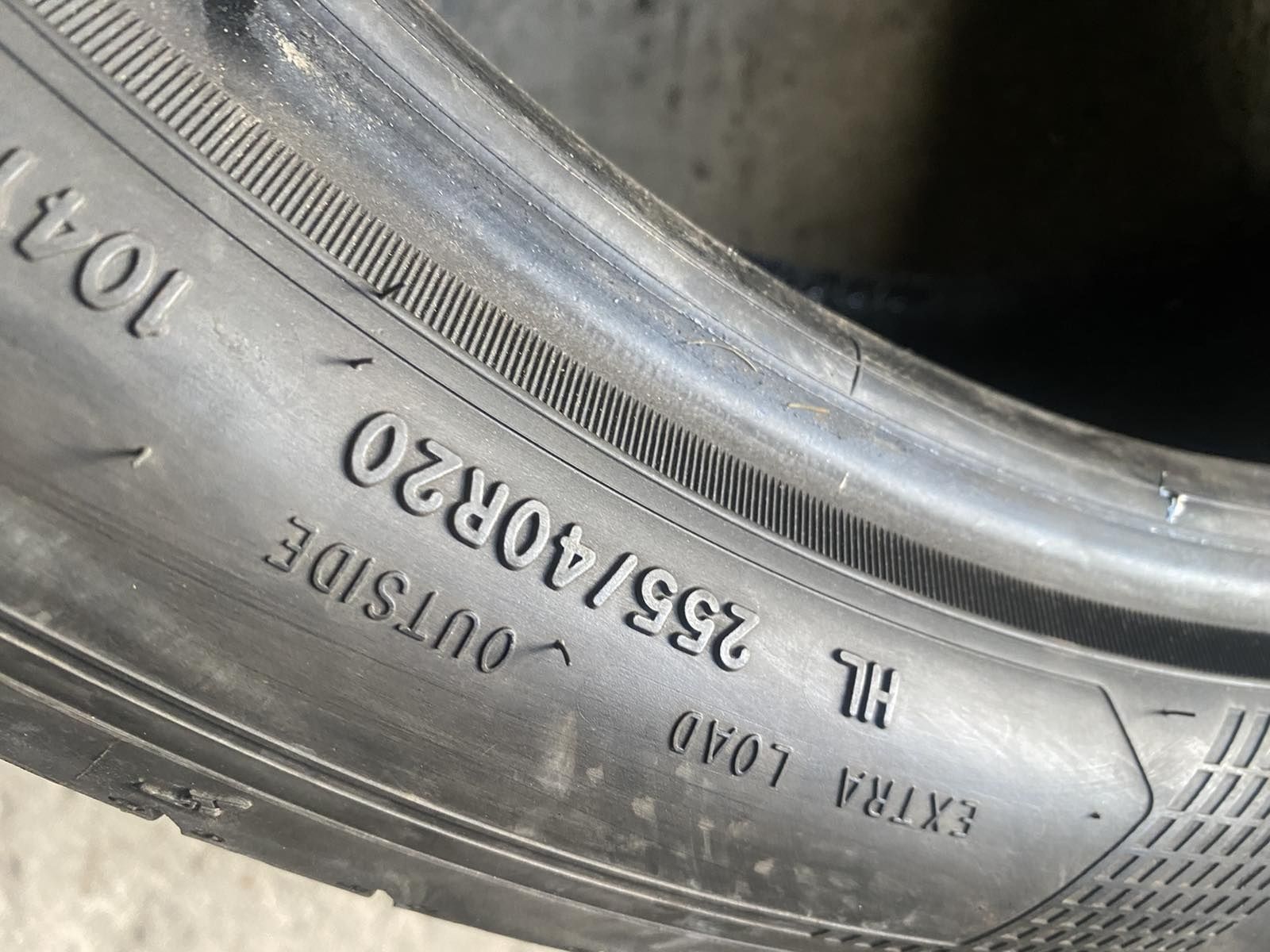 255.40.20 GoodYear 2шт лето БУ склад шины резина из Европы 40 R20