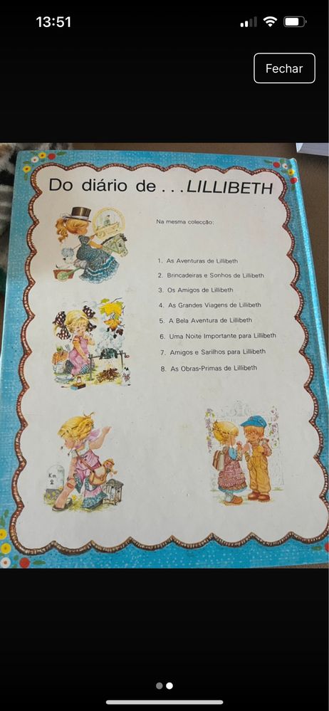 Livro lilibeth como novo