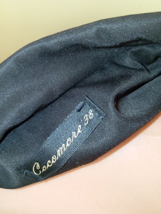 Bawełniana czarna marynarka rozm S
