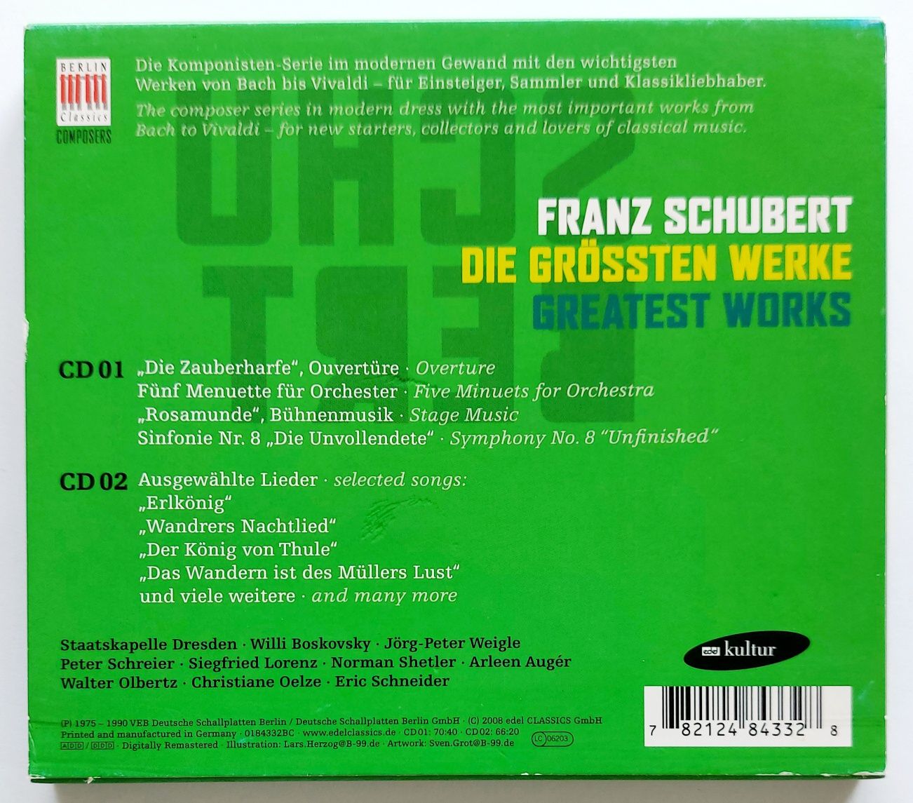 Schubert Greatest Works 2CD 1990r