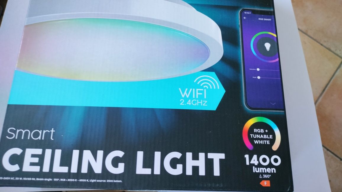 Oświetlenie sufitowe LED Wifi Smart Connect