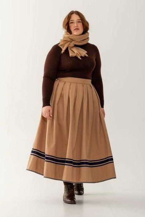 Котонова спідниця katrya в етнічному стилі