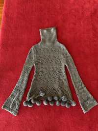 Camisola tricotada cinza by PEDRO DEL HIERRO