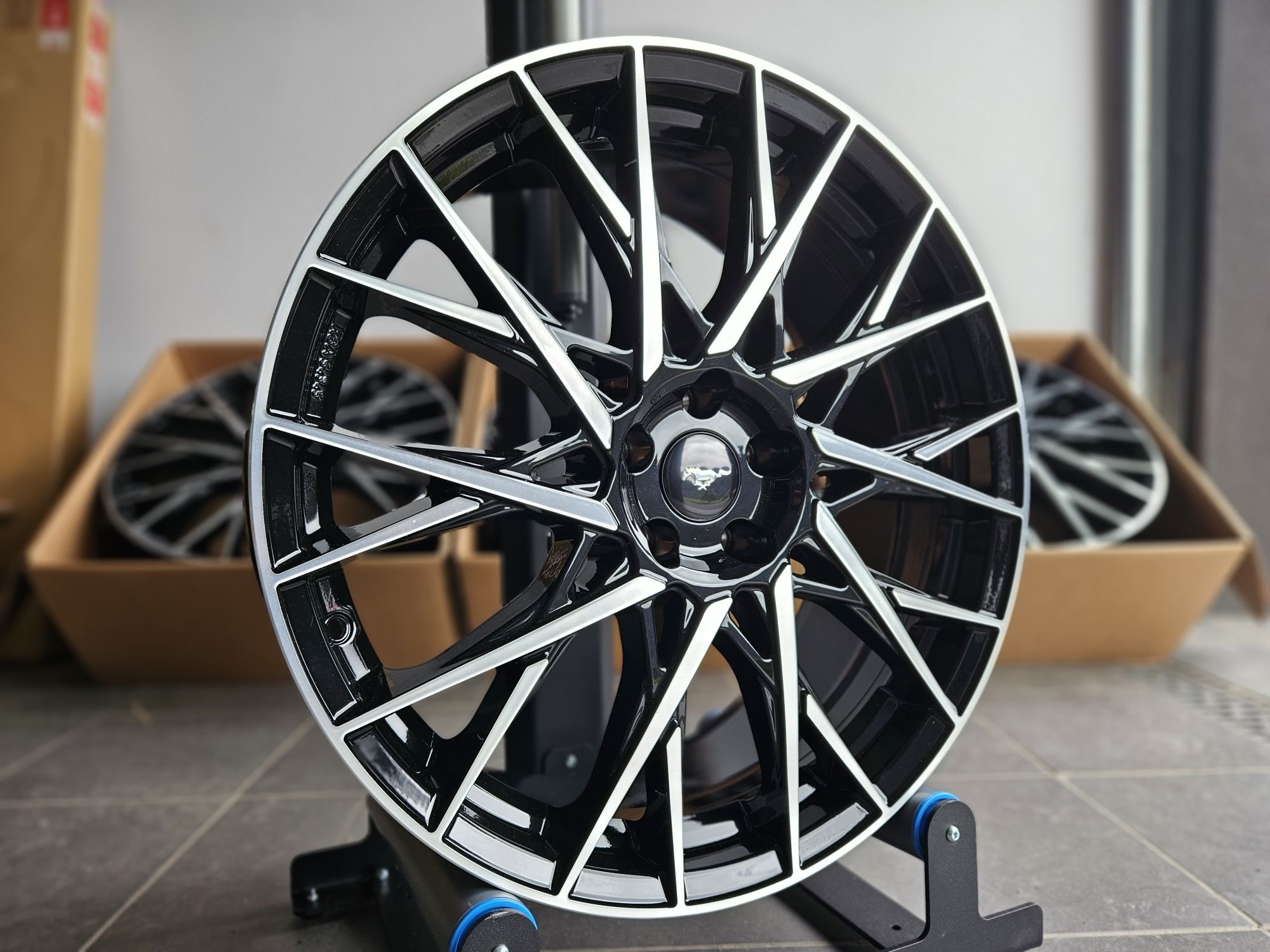 Mustang Mach-E 20 " Nowe 5x108 Ford Mach E Felgi Czarne Alufelgi