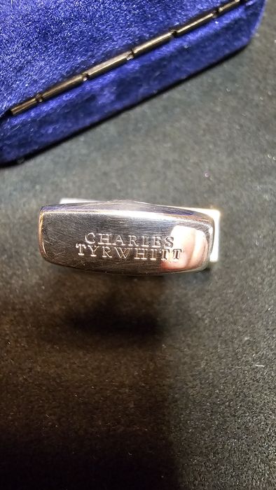 Срібні запонки Charles Tyrwhitt