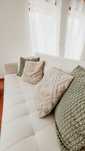 Sofá cama 3 lugares branco