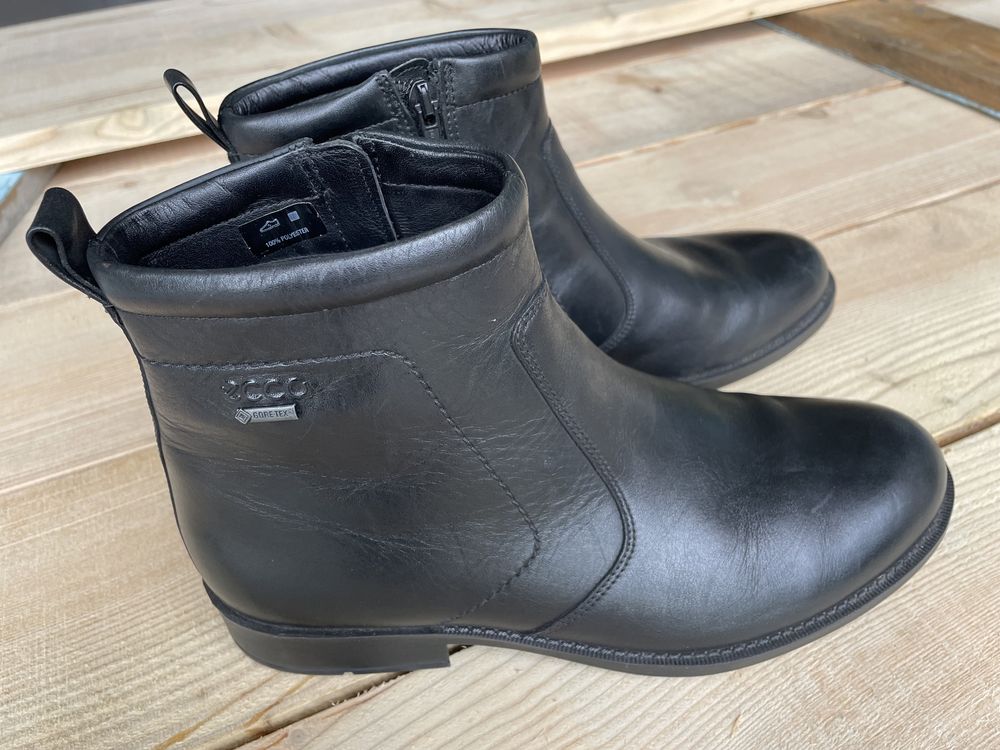 Buty meskie zimowe skórzane botki sztyblety Eco 40