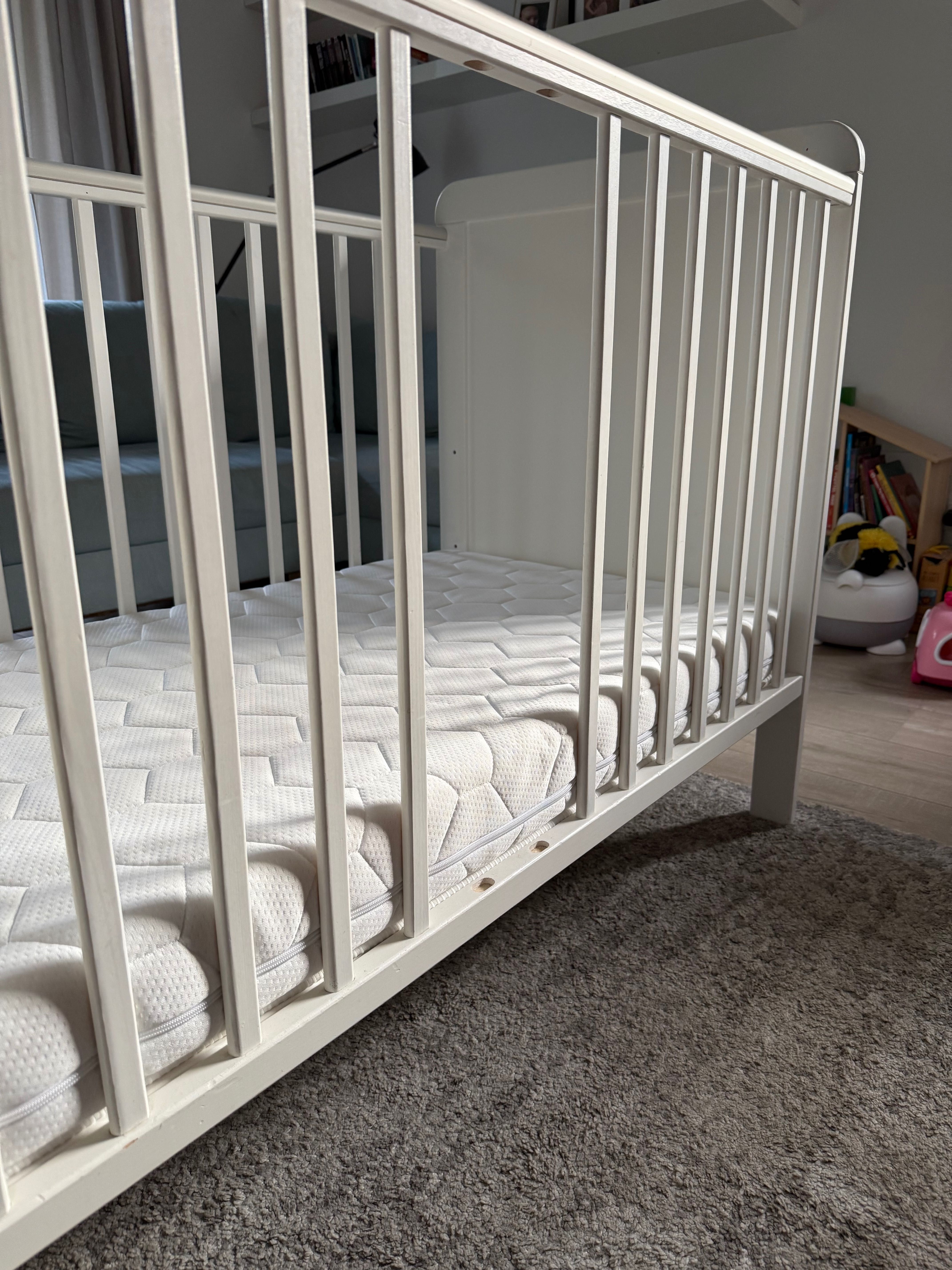 Łóżeczko niemowlęce Woodies 120x60 – solidne i stylowe.