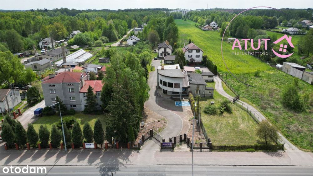 Pawilon handl-usługowy (274,30m2) + Dom (200,13m2)