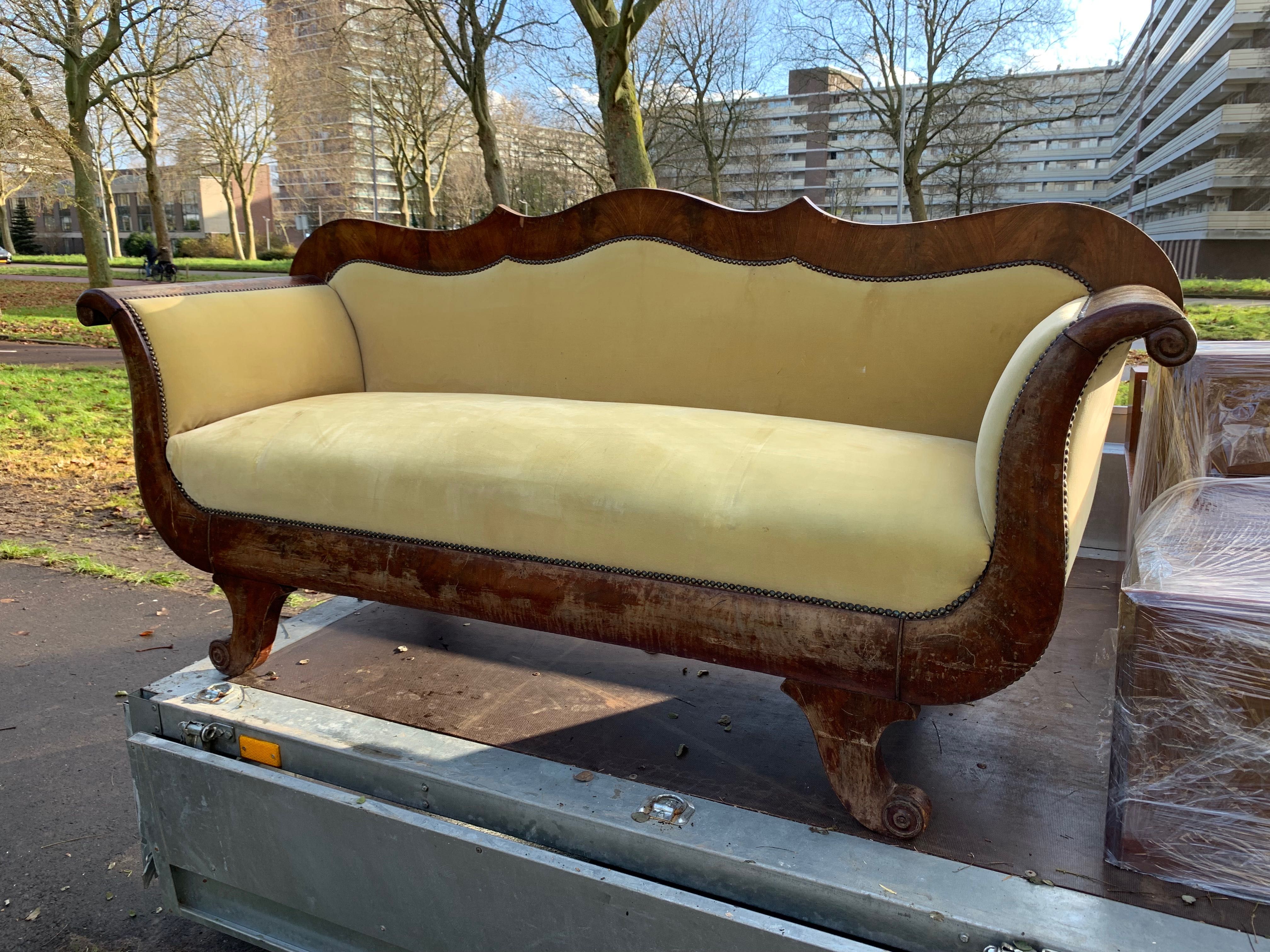 Sofa kanapa Biedermeier antyk