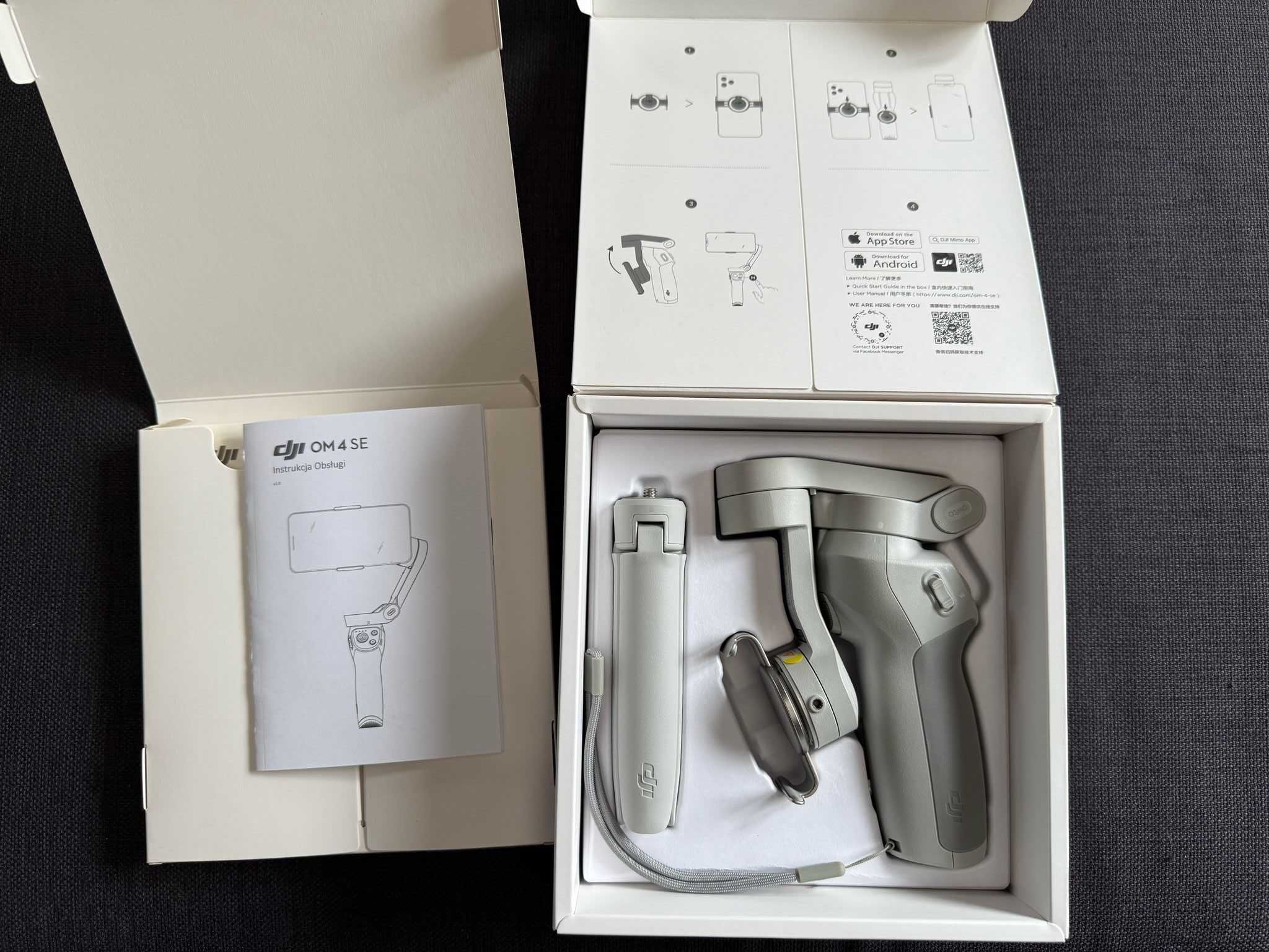 gimbal stabilizator DJI OSMO OM4 SE jak nowy