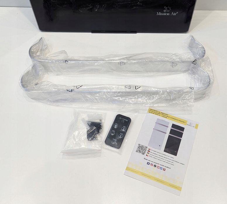 Grzejnik Łazienkowy Elektryczny Mission Air 1200 W 460x1200 Mm Czarny