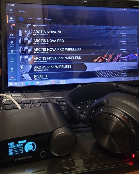 SteelSeries Arctis Nova Pro Wireless Bezprzewodowe Słuchawki