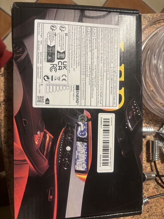 Oświetlenia Wnętrza Samochodu 9-w-1 RGB led