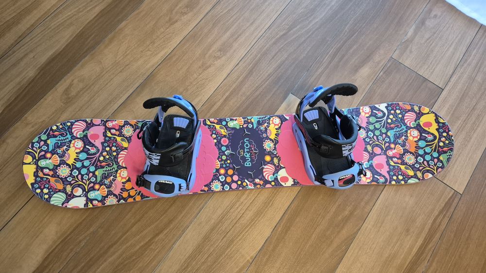 Deska snowboard Burton 125+ wiązania  stan igła