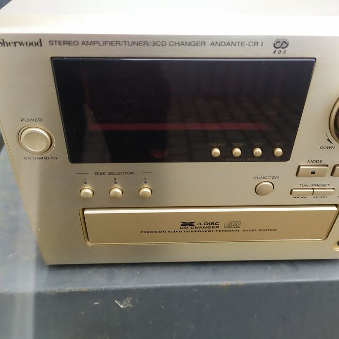 Sherwood andante cr1 в доброму стані працює радіо підсилювач аукс