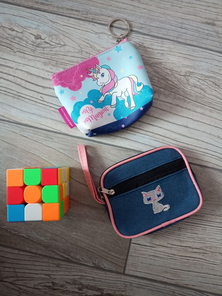 Little pony, Celestia, konik, portfele, smok spike