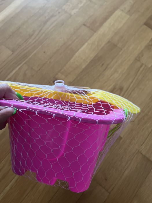 Дитячий набір для піска відро пасочки лопата