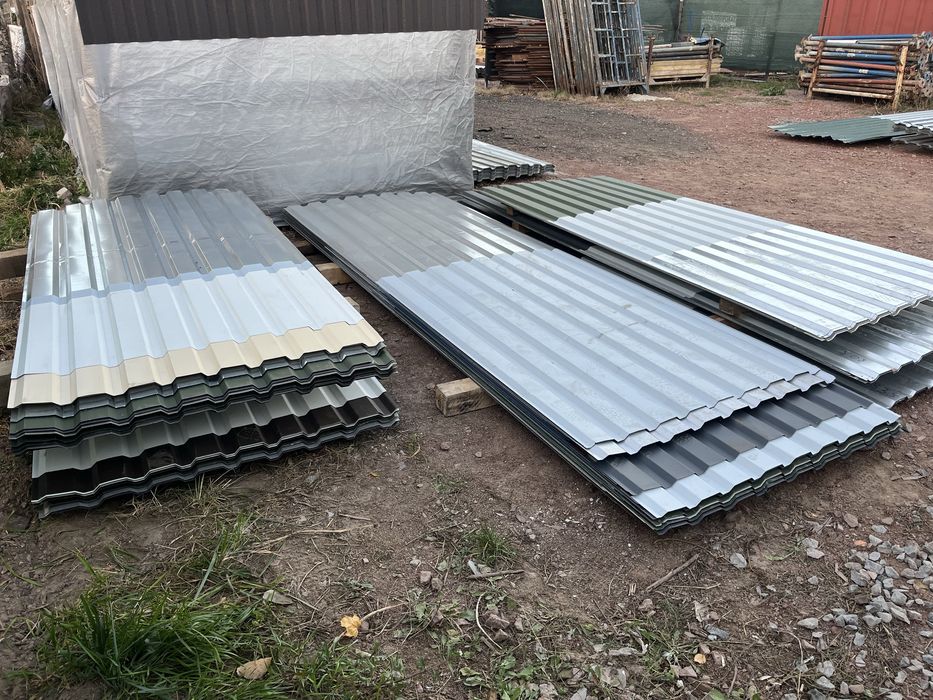 Профнастил некондиція б/у 0,4-0,5 мм