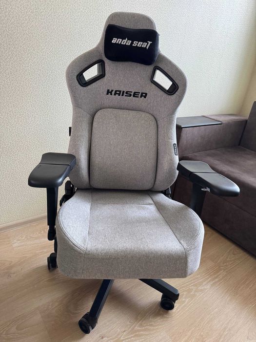 Крісло геймерське Anda Seat Kaiser 4 Size XL Grey Fabric