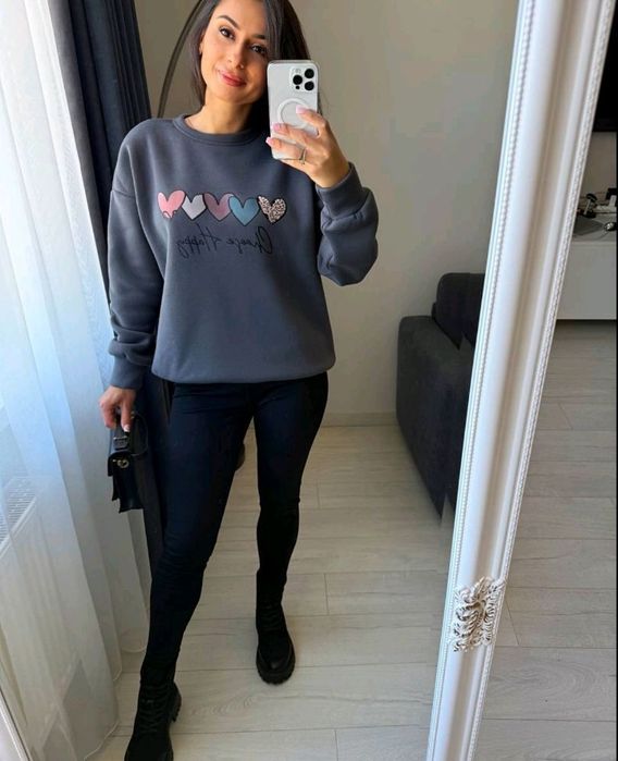 Костюм жіночий  двійка(кофта +лосіни)на флісі S/M