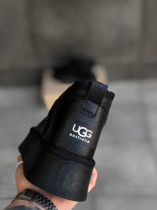 Размер 41 Скидка! UGG Australia Кожаные Угги на платформе Угі Уггі Уг