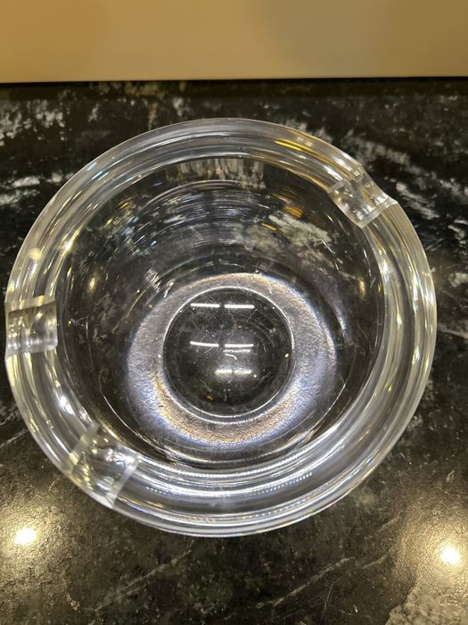 Taça redonda em cristal