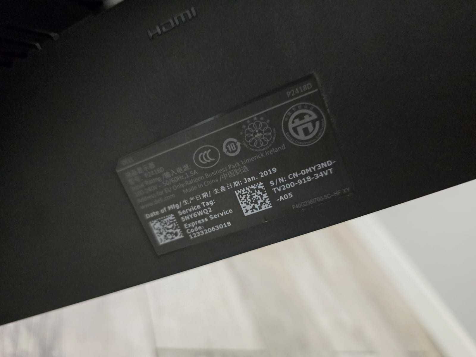 Monitor DELL P2418D 24cale.