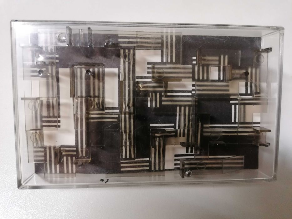 Miscellania Vintage 1974 Ball Bearing Maze Game , jogo de labirinto