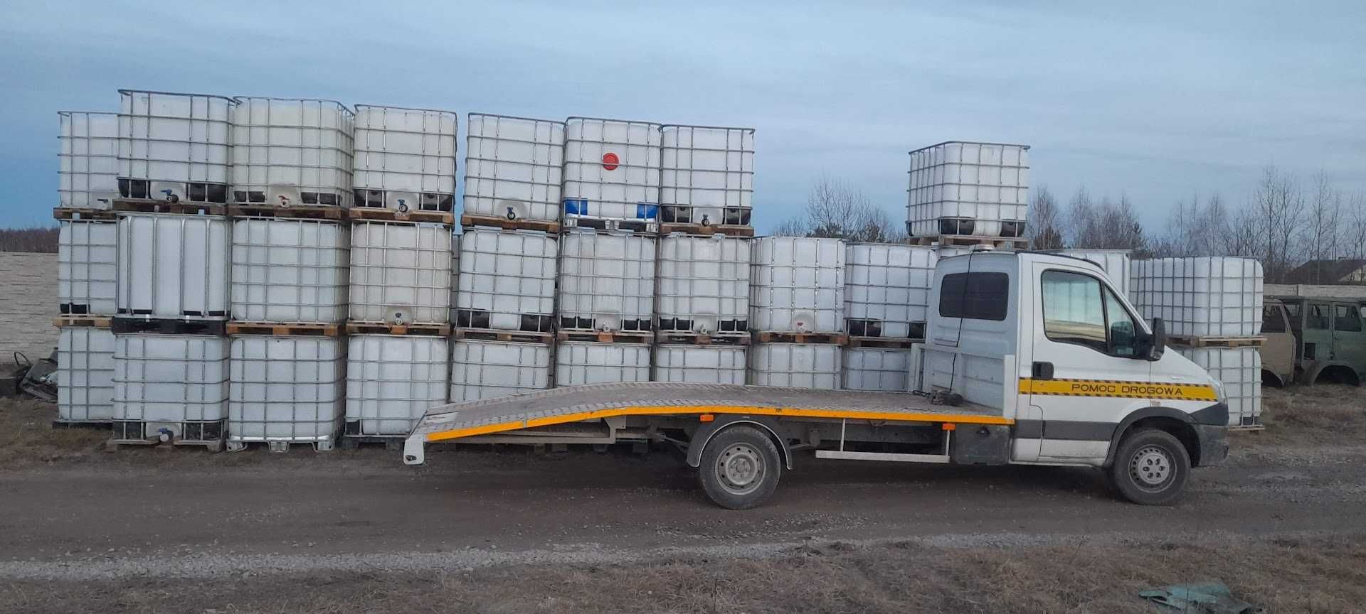 Zbiornik Mauzer 1000L Beczka Wodę Deszczówkę Ropę AdBlue FV Moja Woda