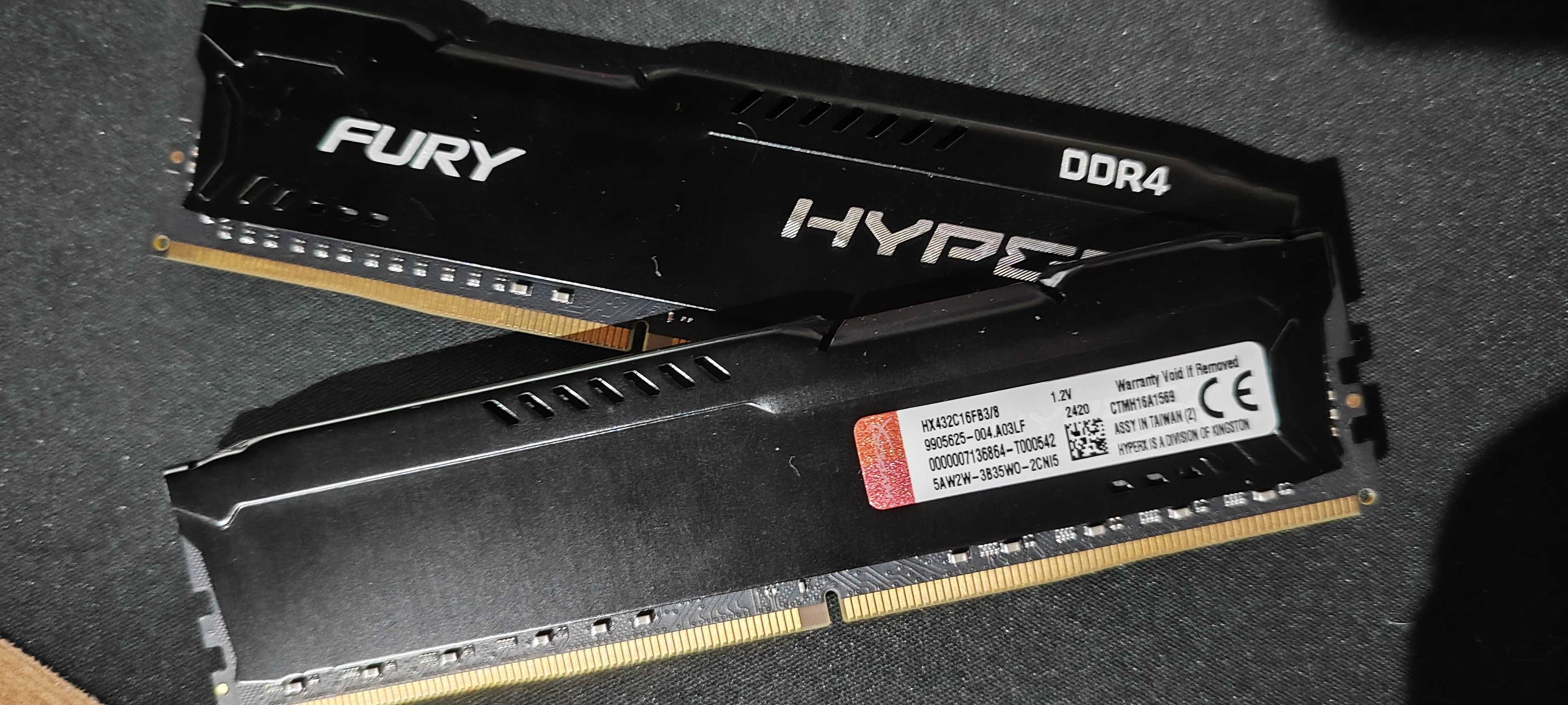 Memória RAM HyperX Fury 2x8Gb DDR4