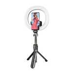 Statyw Selfie Stick Puluz Z Lampą Led 3 Tryby Bluetooth