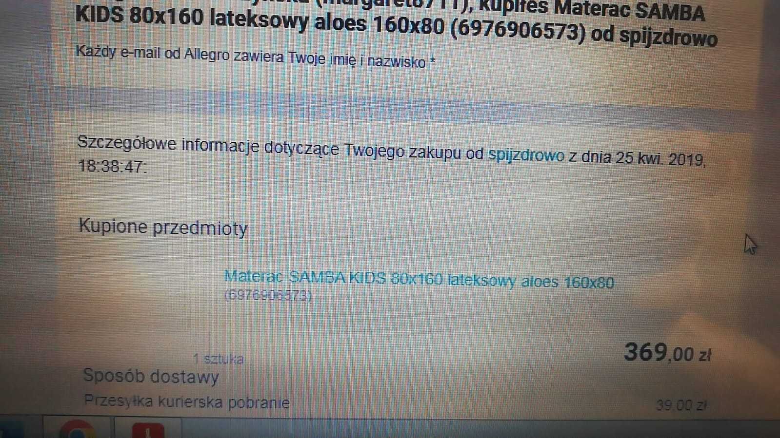 Łóżko Dziecięce Białe 165/85 z szufladą na pościel+ materac lateksowy