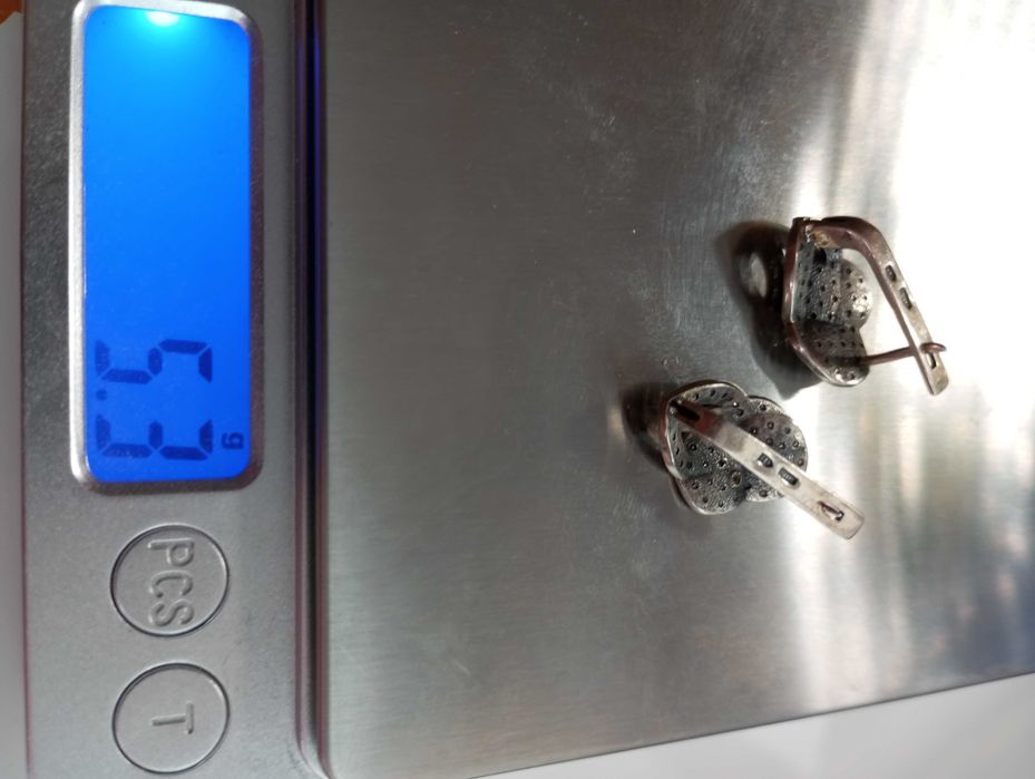 Шикарні сяючі сережки зі срібла та безлічі білих фіанітів,Україна