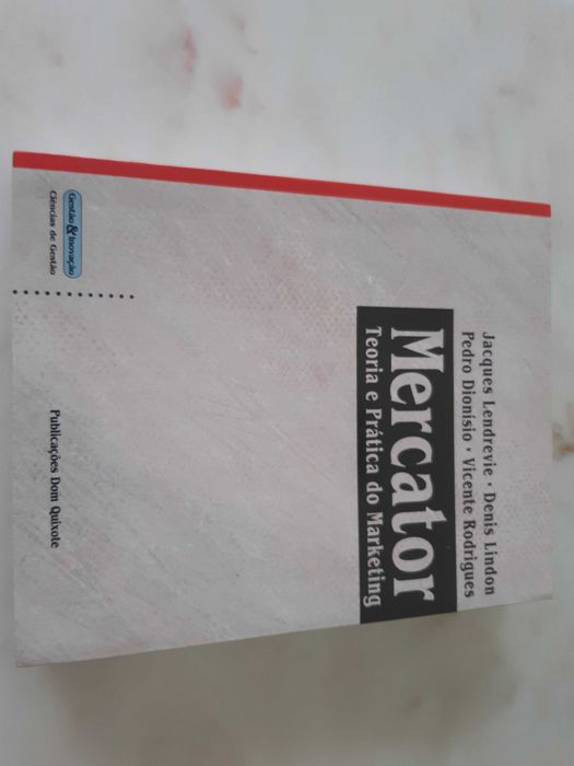 Livro "Mercator Teoria e Prática do Marketing", em excelente estado