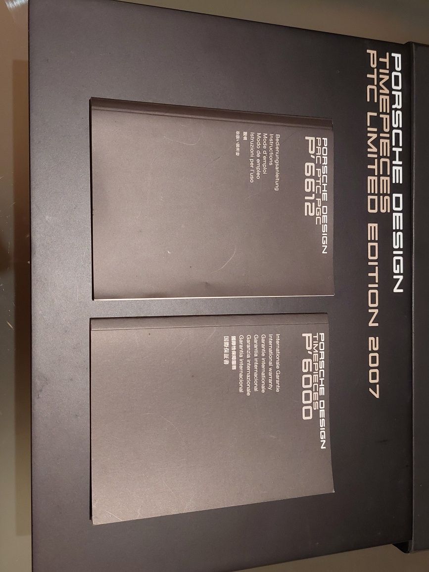 Relogio PORSCHE DESIGN, modelo Dashboard,  série limitada