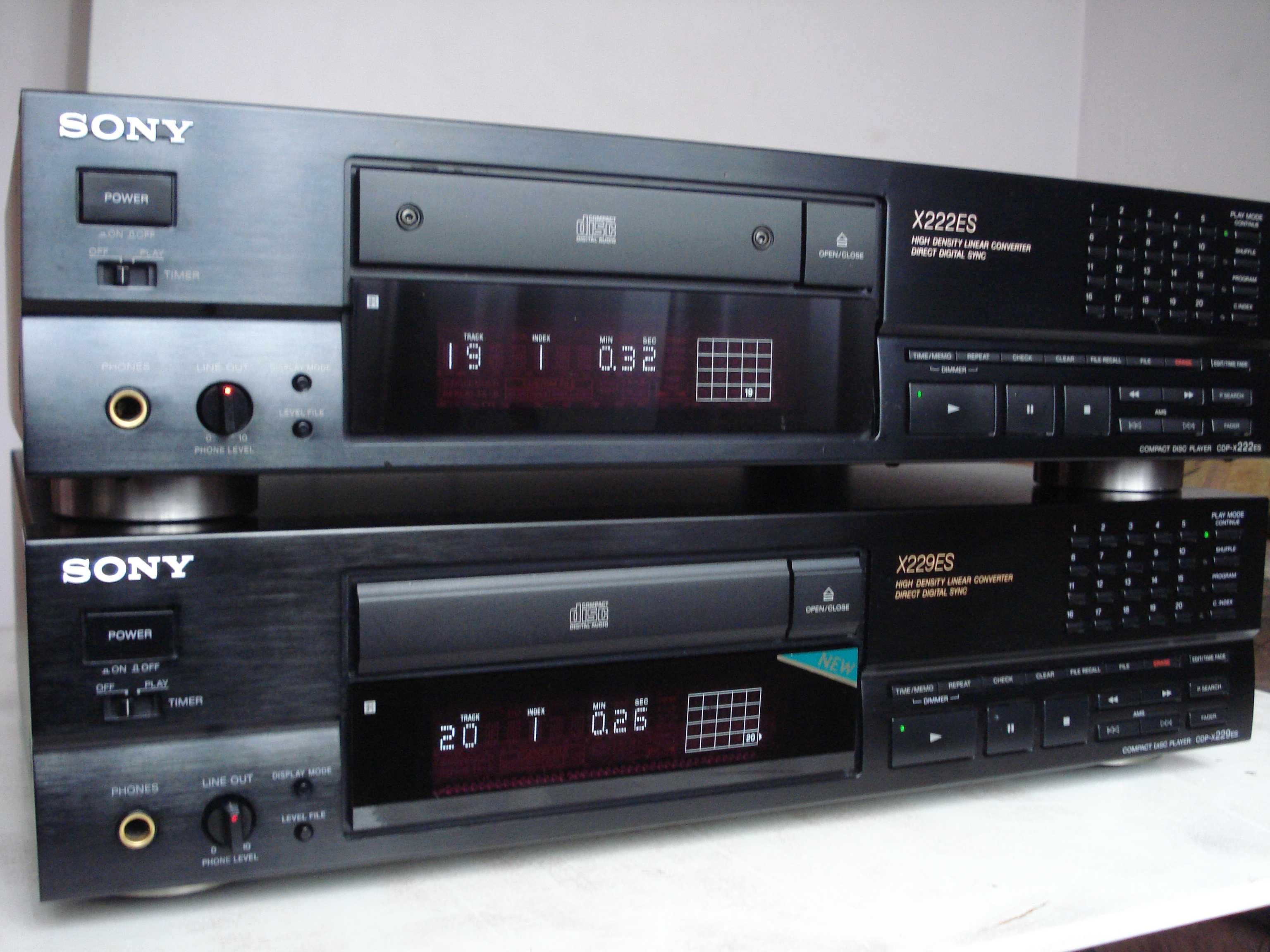 CD-програвач "Sony" CDP-X33ES, CDP-X222ES